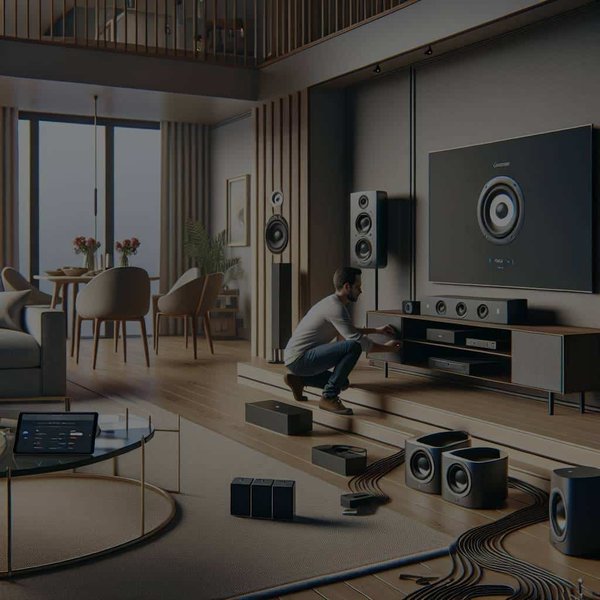 Comment configurer un système de haut-parleurs Sonos pour une qualité audio supérieure dans un salon ?